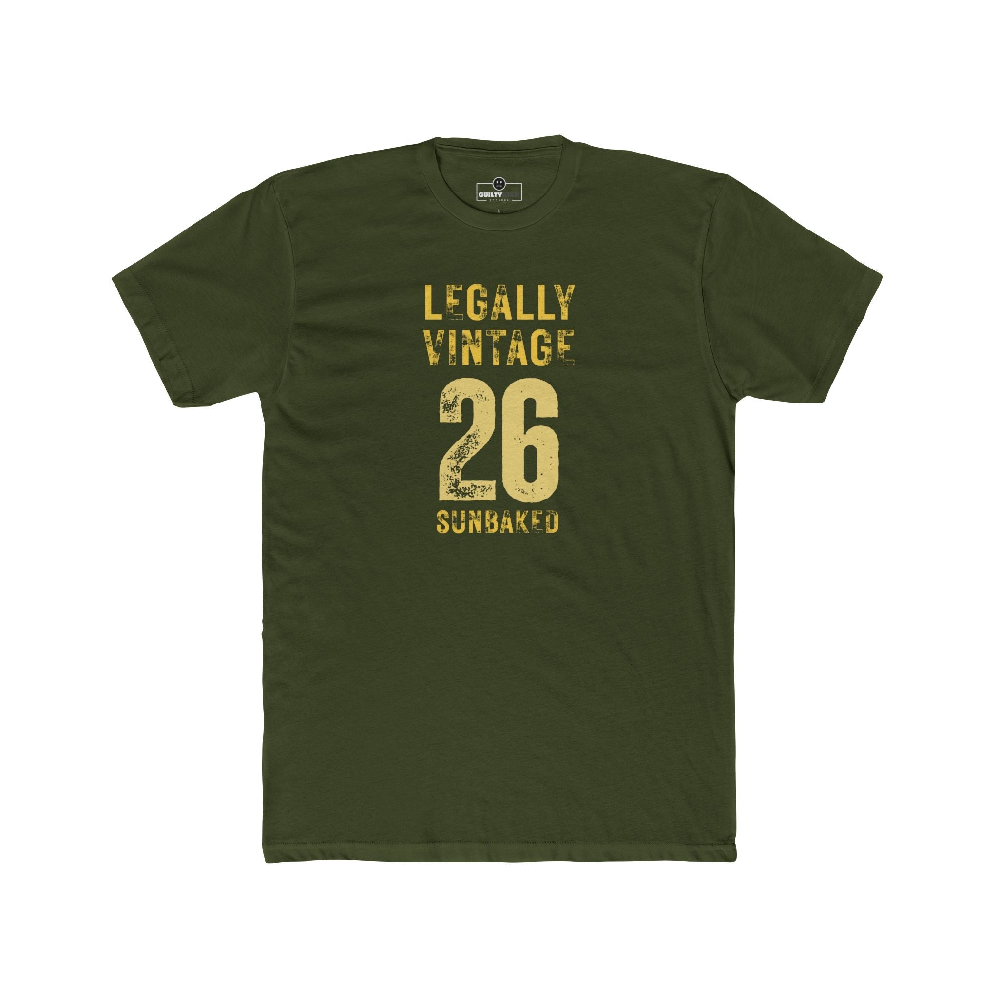 Legally Vintage 26 T-Shirt Funny current yet retro tee - Guilty Kick Apparel