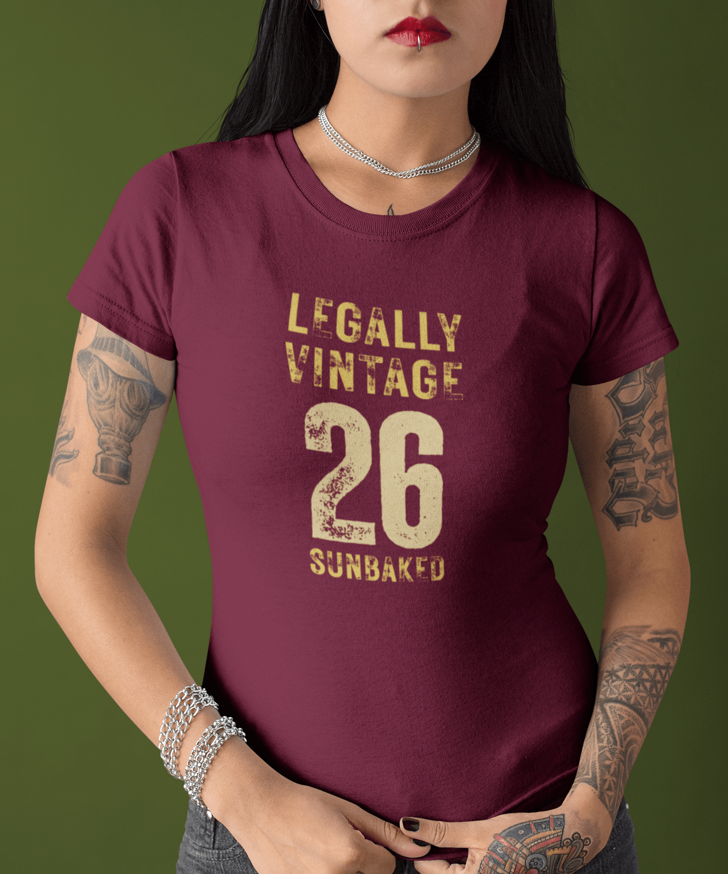 Legally Vintage 26 T-Shirt Funny current yet retro tee - Guilty Kick Apparel