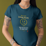Liver Night Fava Beans Chianti Graphic Tee, Funny Hannibal Movie Parody Halloween Shirt - Guilty Kick Apparel