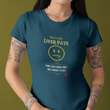 Liver Night Fava Beans Chianti Graphic Tee, Funny Hannibal Movie Parody Halloween Shirt - Guilty Kick Apparel