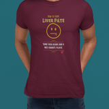 Liver Night Fava Beans Chianti Graphic Tee, Funny Hannibal Movie Parody Halloween Shirt - Guilty Kick Apparel