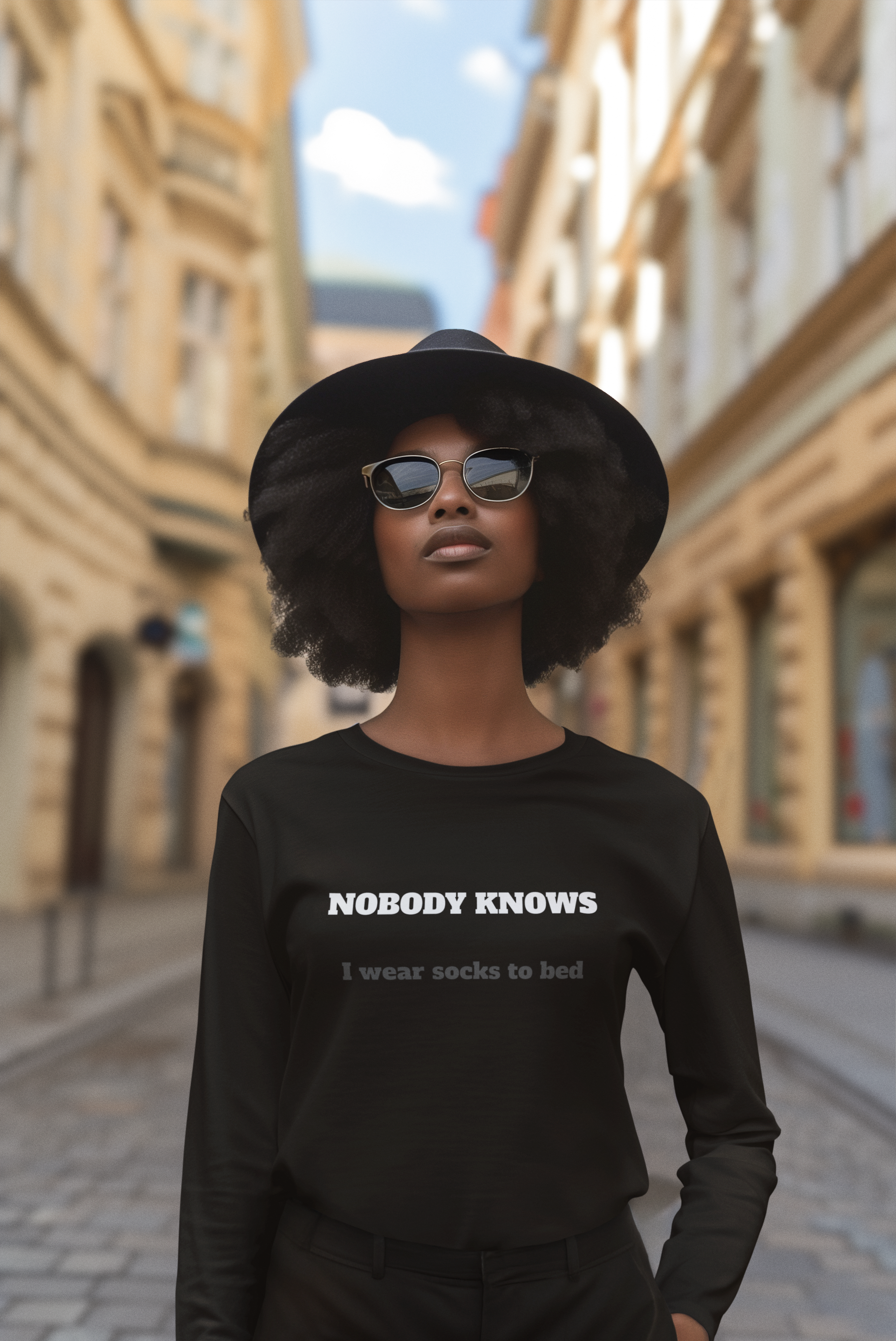 Nobody Knows I wear socks to bed