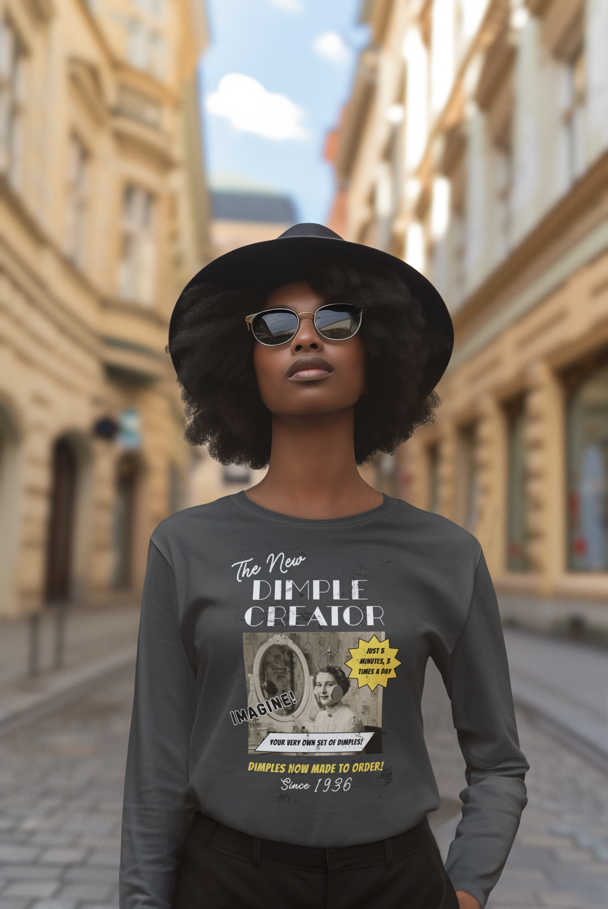 Vintage Ad Dimple Maker, Absurd 1936 Device