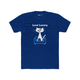 Loud Luxury Minimalist Cat T-Shirt, Mid - Century Modern Geometric Graphic Tee - Guilty Kick Apparel