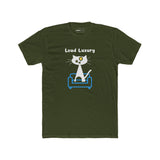 Loud Luxury Minimalist Cat T-Shirt, Mid - Century Modern Geometric Graphic Tee - Guilty Kick Apparel