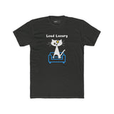 Loud Luxury Minimalist Cat T-Shirt, Mid - Century Modern Geometric Graphic Tee - Guilty Kick Apparel