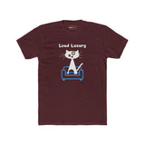 Loud Luxury Minimalist Cat T-Shirt, Mid - Century Modern Geometric Graphic Tee - Guilty Kick Apparel