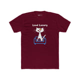 Loud Luxury Minimalist Cat T-Shirt, Mid - Century Modern Geometric Graphic Tee - Guilty Kick Apparel