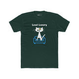 Loud Luxury Minimalist Cat T-Shirt, Mid - Century Modern Geometric Graphic Tee - Guilty Kick Apparel