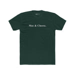 Mac & Cheese. - Minimalist Anti - Design Mood Text T-Shirt - Ironic Safe Food Tee - Guilty Kick Apparel