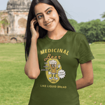 Medicinal Beer Retro Cartoon T-Shirt, Vintage 1930s Doctor Certified Liquid Bread Bartender Tee - Guilty Kick Apparel