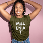Millennial: Because Millenia L Reasons T-Shirt | Punny Generational Satire Tee - Guilty Kick Apparel