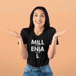 Millennial: Because Millenia L Reasons T-Shirt | Punny Generational Satire Tee - Guilty Kick Apparel