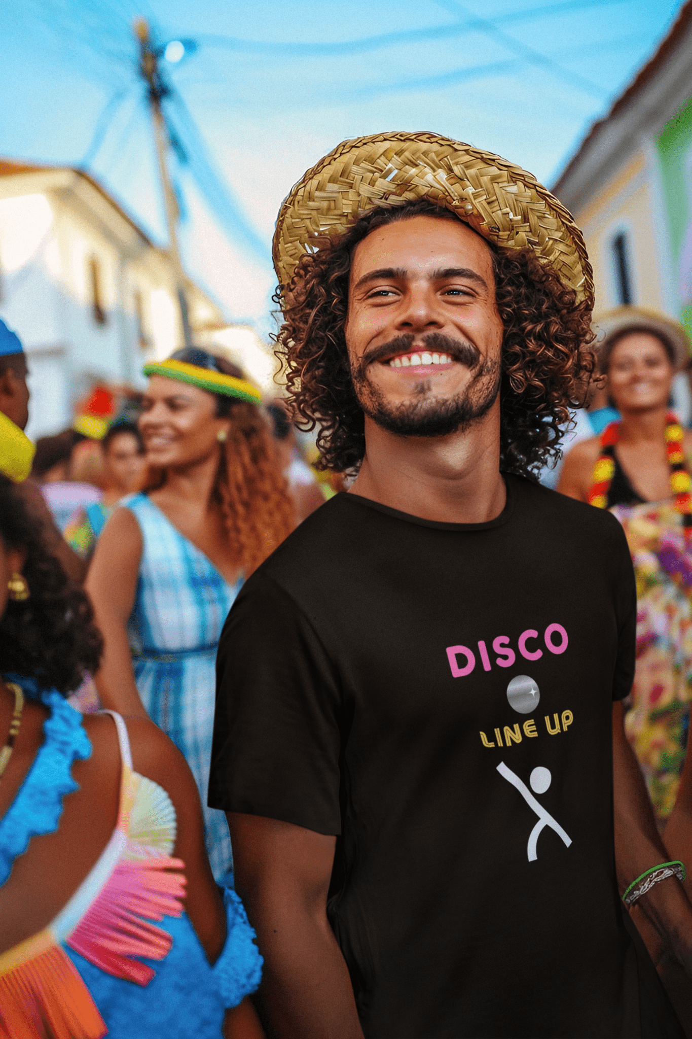 Minimalist Parody Unisex Tee - Saturday Night Fever Shapes - Guilty Kick Apparel