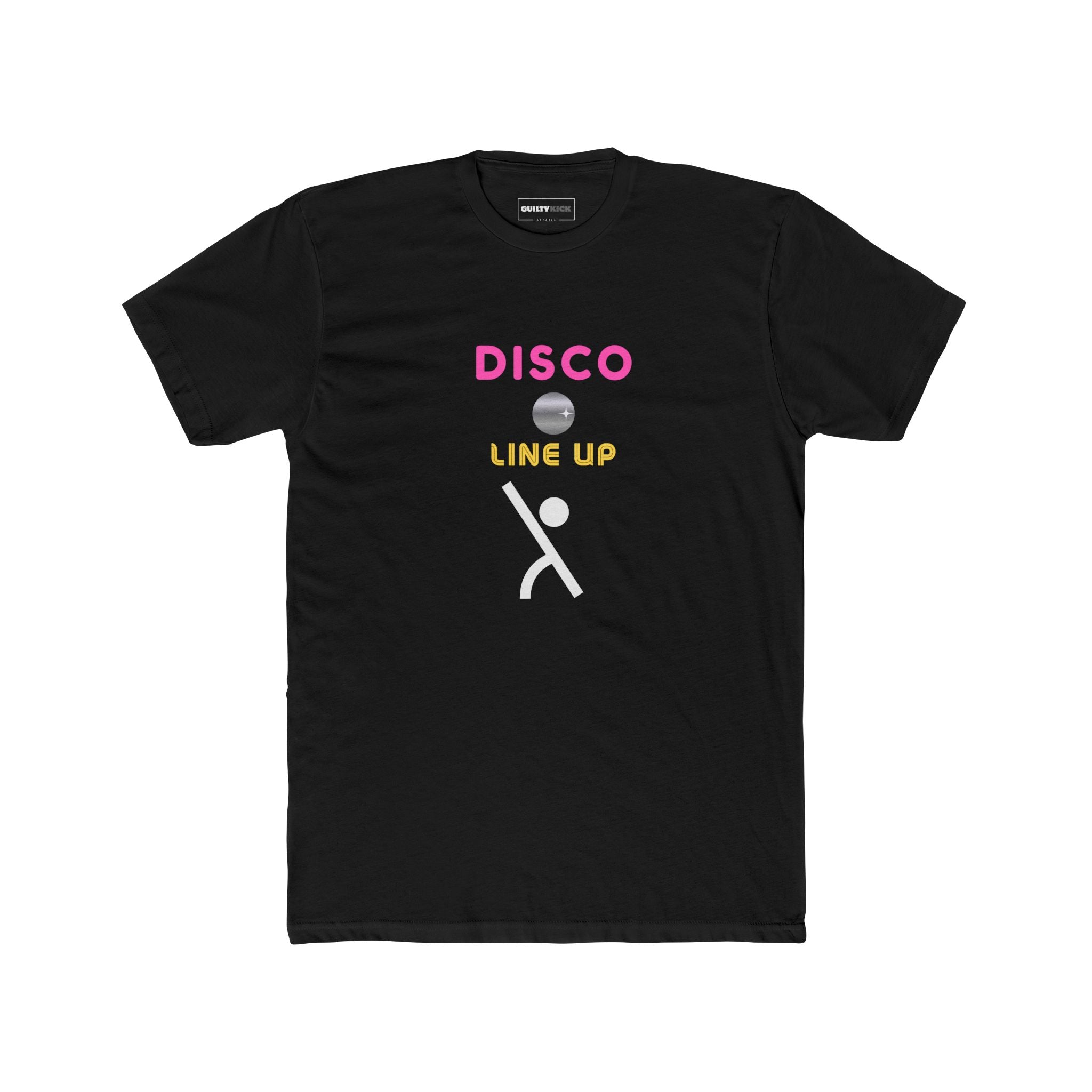 Minimalist Parody Unisex Tee - Saturday Night Fever Shapes - Guilty Kick Apparel