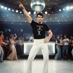 Minimalist Parody Unisex Tee - Saturday Night Fever Shapes - Guilty Kick Apparel