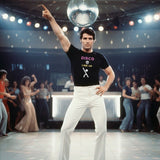 Minimalist Parody Unisex Tee - Saturday Night Fever Shapes - Guilty Kick Apparel