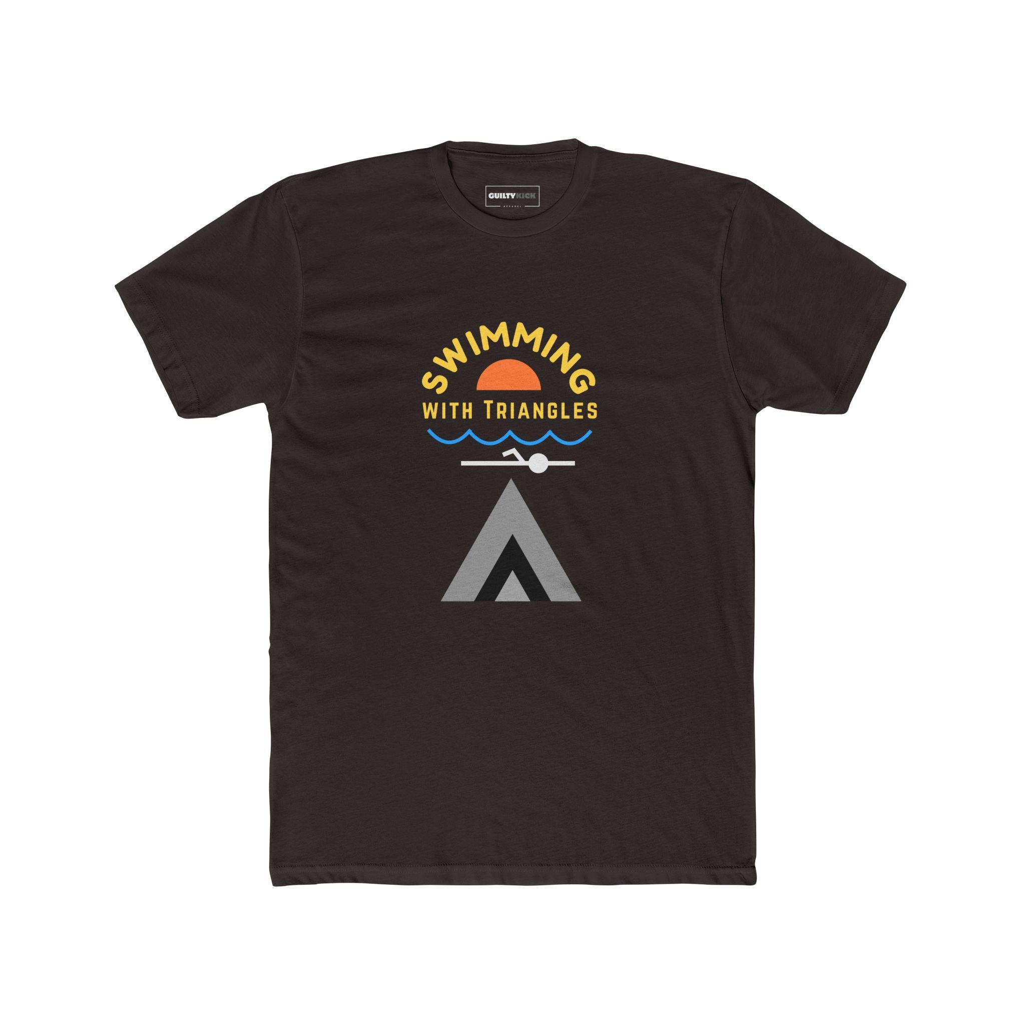 Minimalist Shapes Jaws Movie Parody Tee - Guilty Kick Apparel