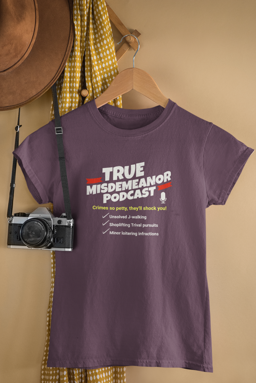 True Misdemeanor Podcast Parody Shirt