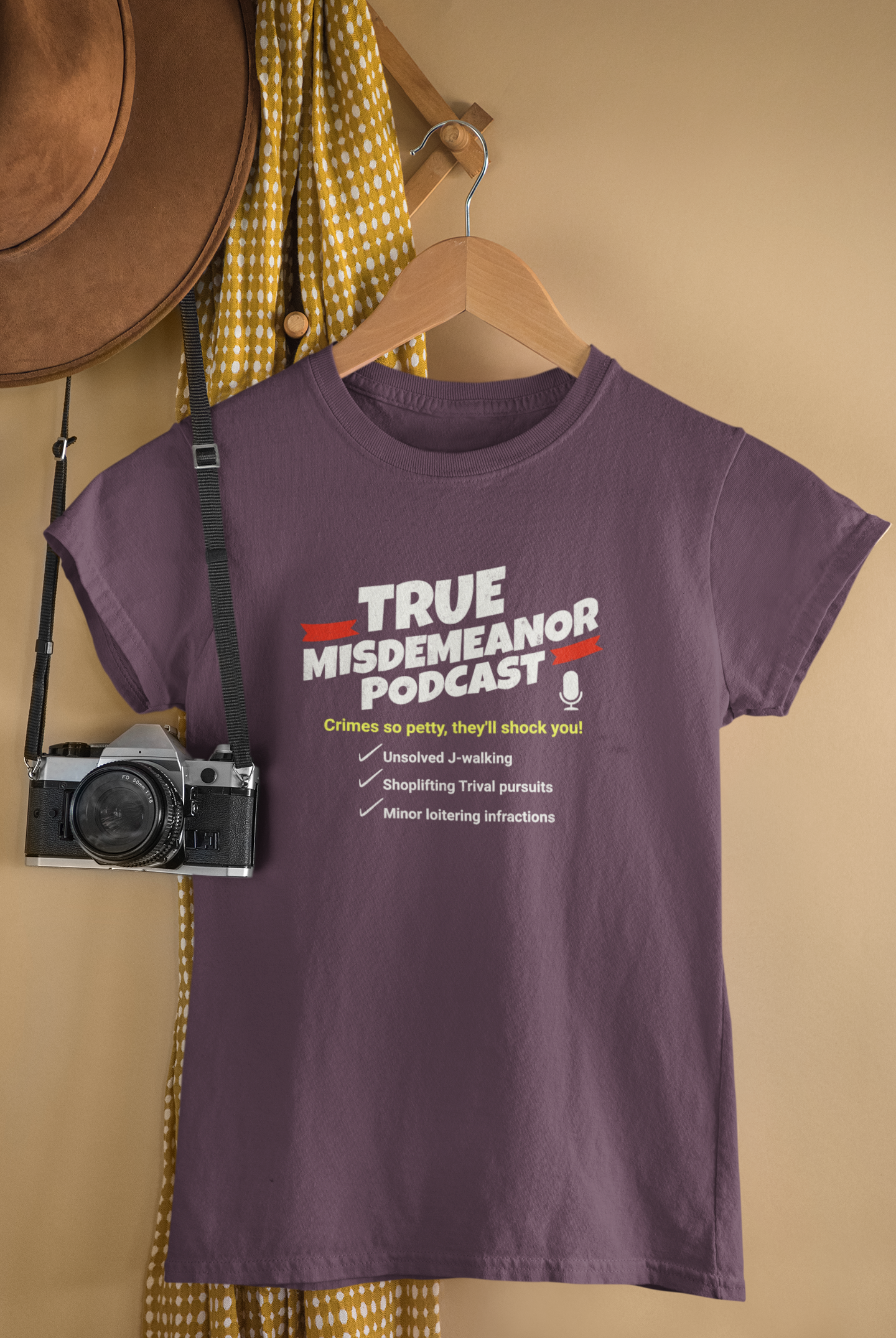 True Misdemeanor Podcast Parody Shirt