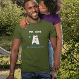 Mr. Dink: My Pickleball Partner Minimalist Geometric Dog Sports Humor T-Shirt - Guilty Kick Apparel