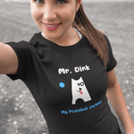 Mr. Dink: My Pickleball Partner Minimalist Geometric Dog Sports Humor T-Shirt - Guilty Kick Apparel