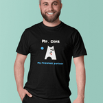 Mr. Dink: My Pickleball Partner Minimalist Geometric Dog Sports Humor T-Shirt - Guilty Kick Apparel