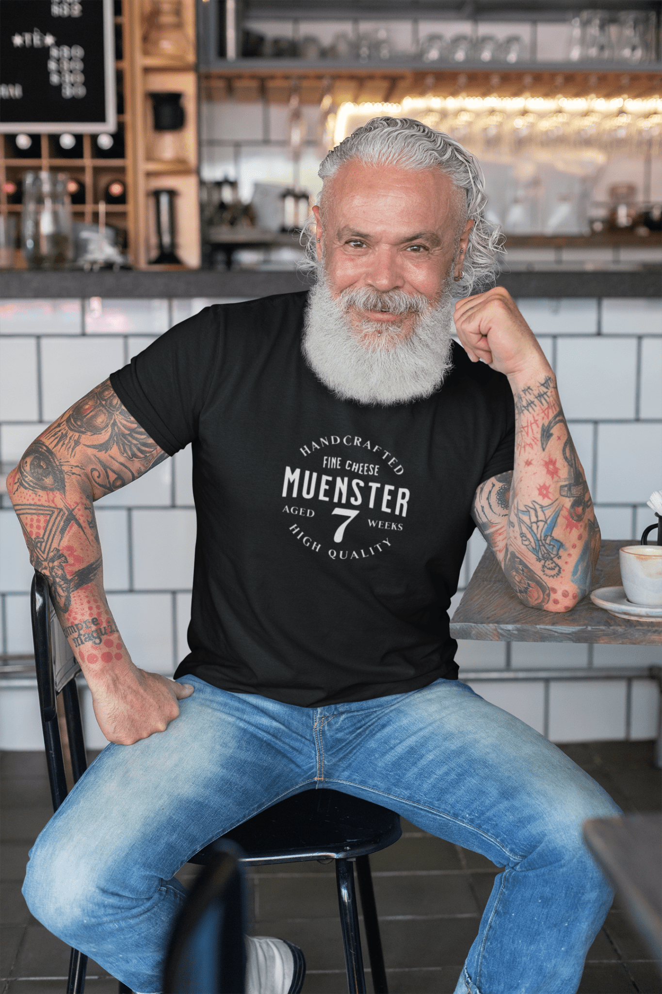 Muenster Cheese Parody Tee - Guilty Kick Apparel