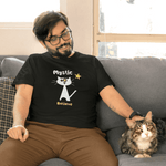 Mystic Believe Minimalist Cat T-Shirt, Modern Retro Geometric Graphic Tee - Guilty Kick Apparel