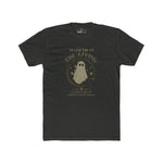 Never Trust The Living Ghost Graphic T-Shirt | Dead Inside Funny Halloween Tee | Vintage Sarcastic Spooky Graphic Shirt - Guilty Kick Apparel