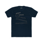 Nobody Knows I Can't Pronounce Charcuterie Funny Foodie Satire T-Shirt - Guilty Kick Apparel
