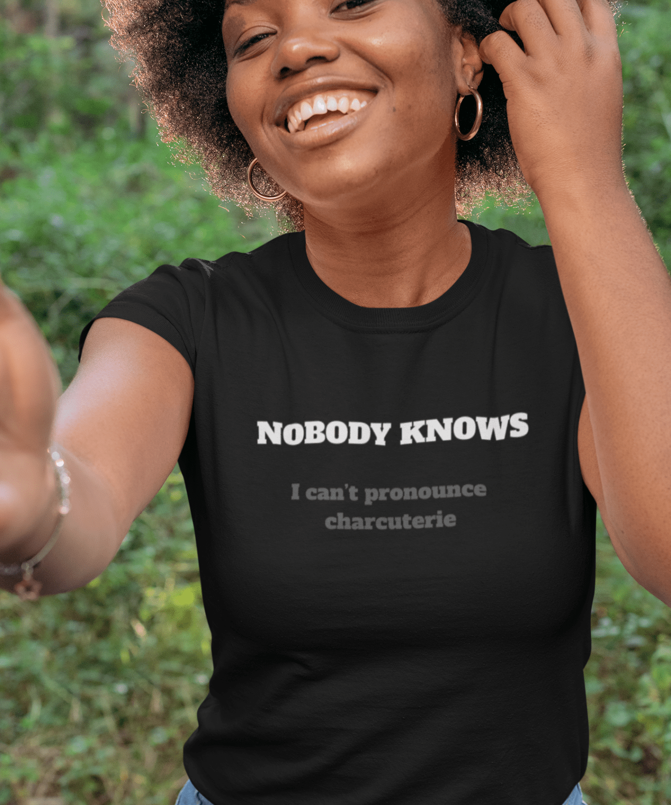 Nobody Knows I can't pronounce charcuterie - Guilty Kick Apparel