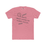 Nobody Knows I Don't Wear Pants on Video Calls Funny Remote Work Satire T-Shirt - Guilty Kick Apparel