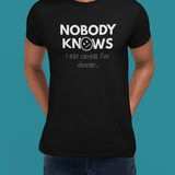 Nobody Knows I Eat Cereal For Dinner Funny Adulting Satire Shirt - Guilty Kick Apparel