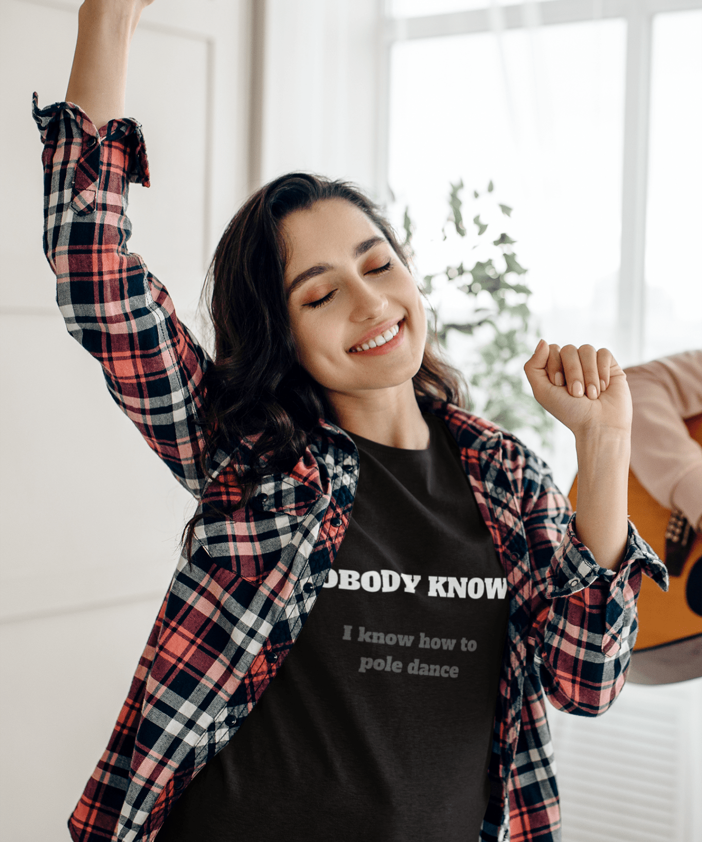 Nobody Knows I know how to pole dance - Guilty Kick Apparel