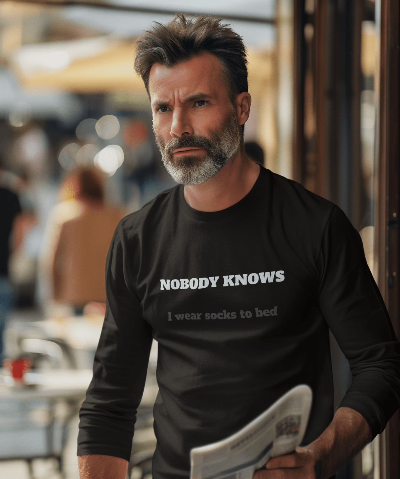 Nobody Knows I wear socks to bed - Guilty Kick Apparel