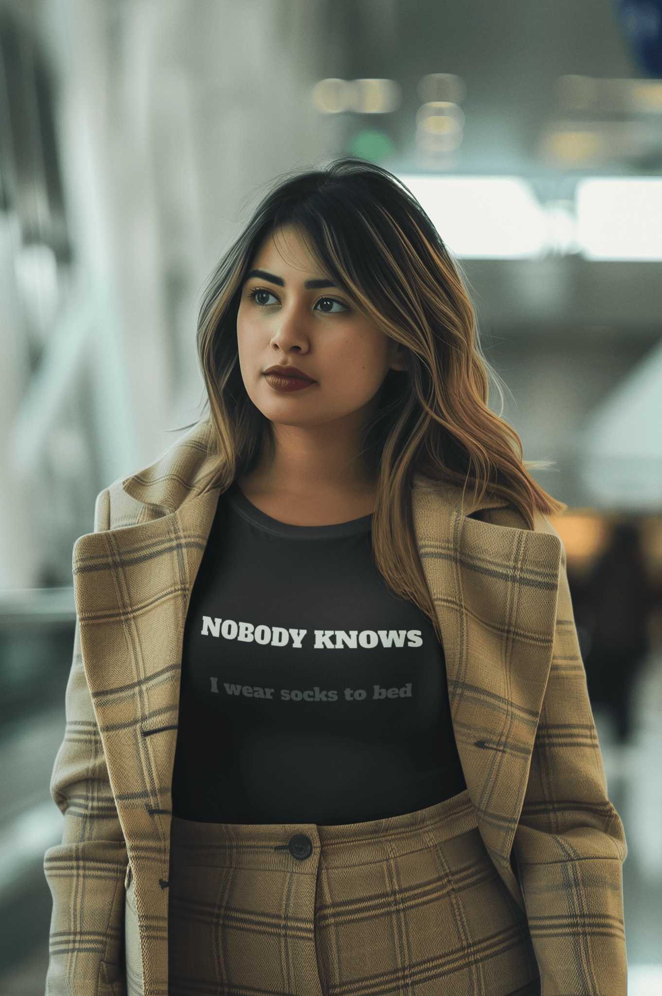 Nobody Knows I wear socks to bed - Guilty Kick Apparel