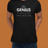 Nobody Knows I’m a Genius (At Making Grilled Cheese Sandwiches) T-Shirt - Guilty Kick Apparel