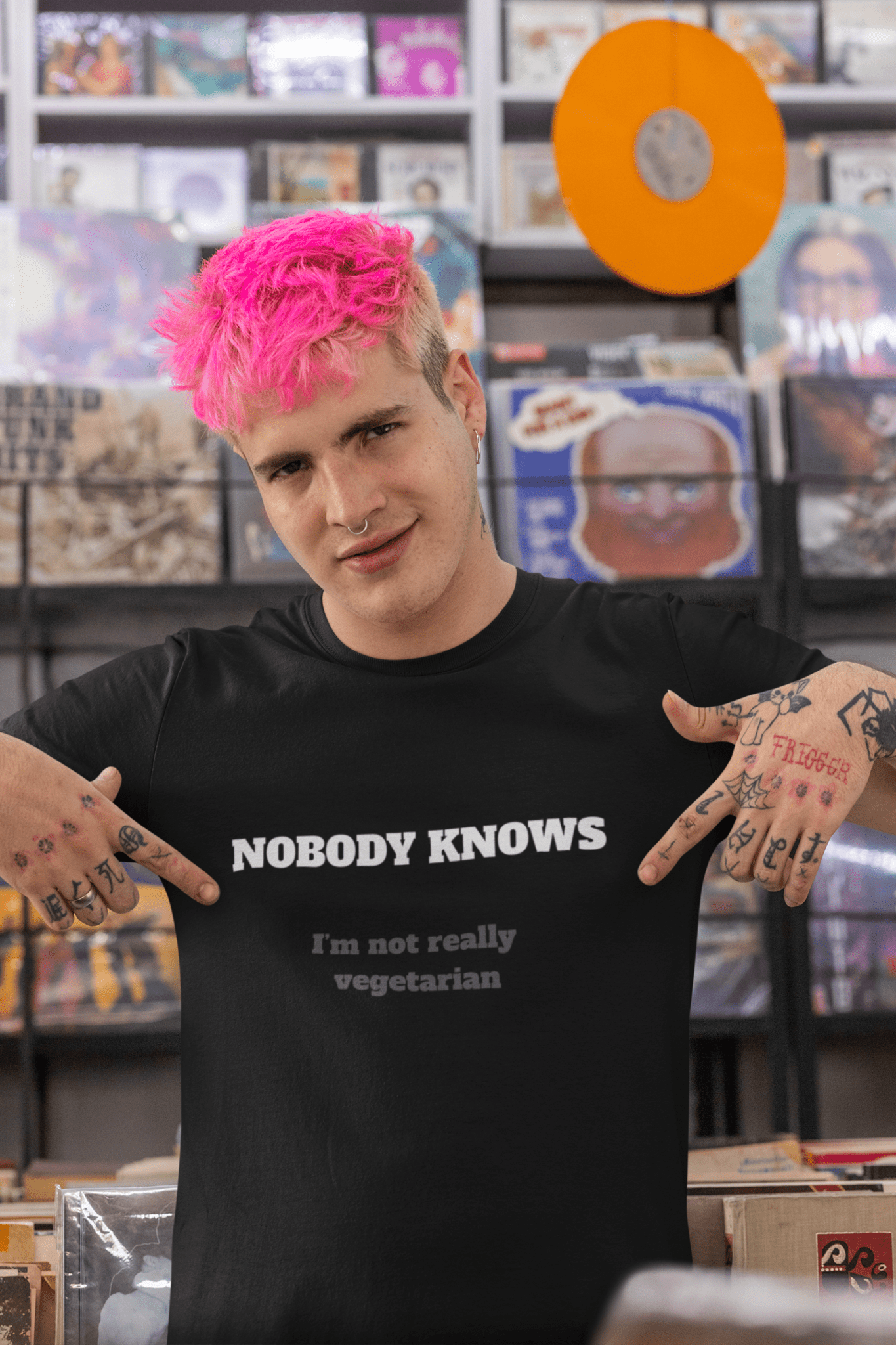 Nobody Knows I'm not really vegetarian - Guilty Kick Apparel