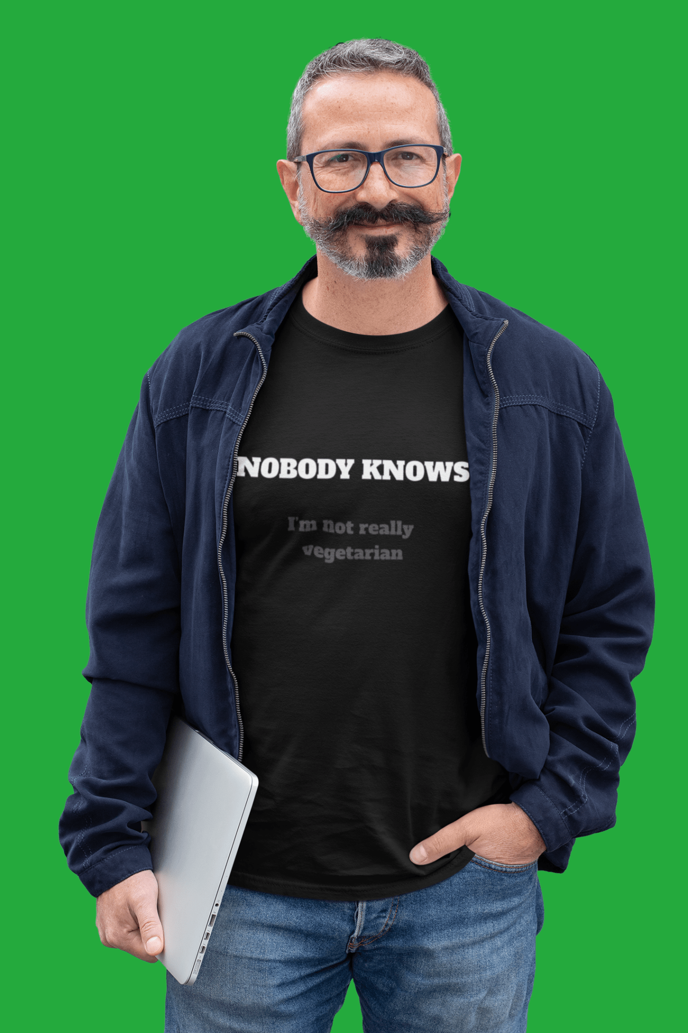 Nobody Knows I'm not really vegetarian - Guilty Kick Apparel