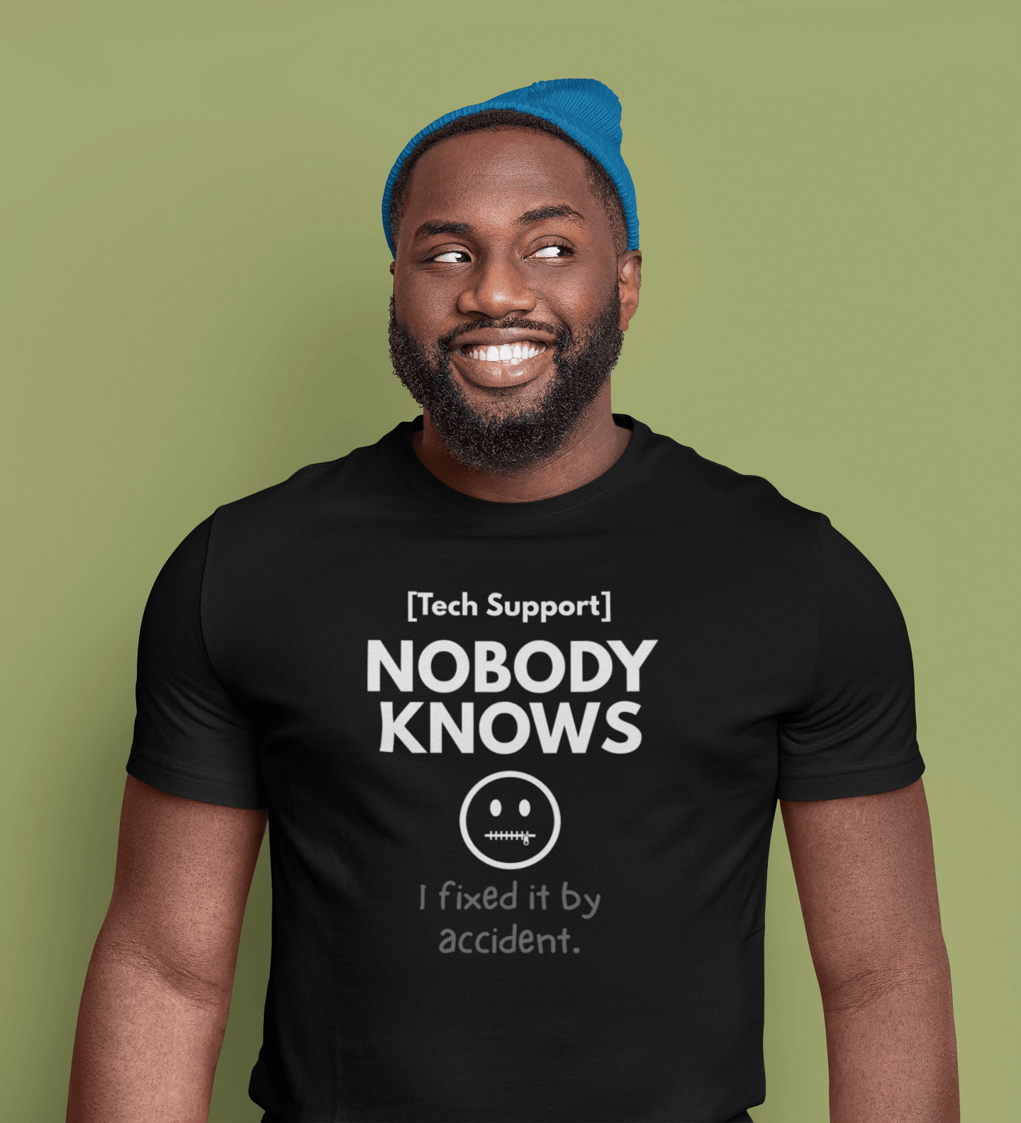 Nobody Knows: The Accidental Engineer (Tech Support Edition) - Guilty Kick Apparel
