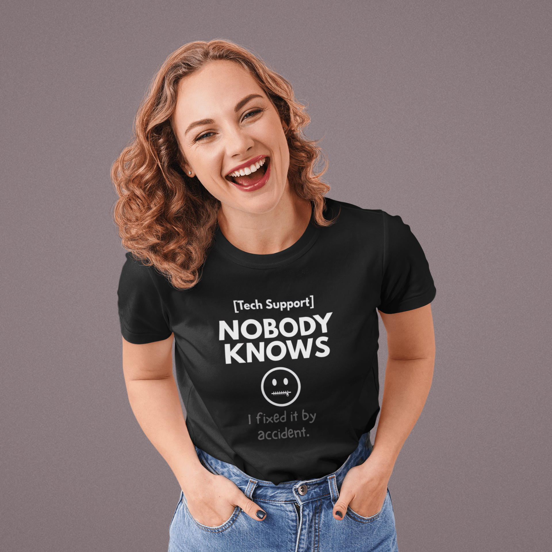 Nobody Knows: The Accidental Engineer (Tech Support Edition) - Guilty Kick Apparel