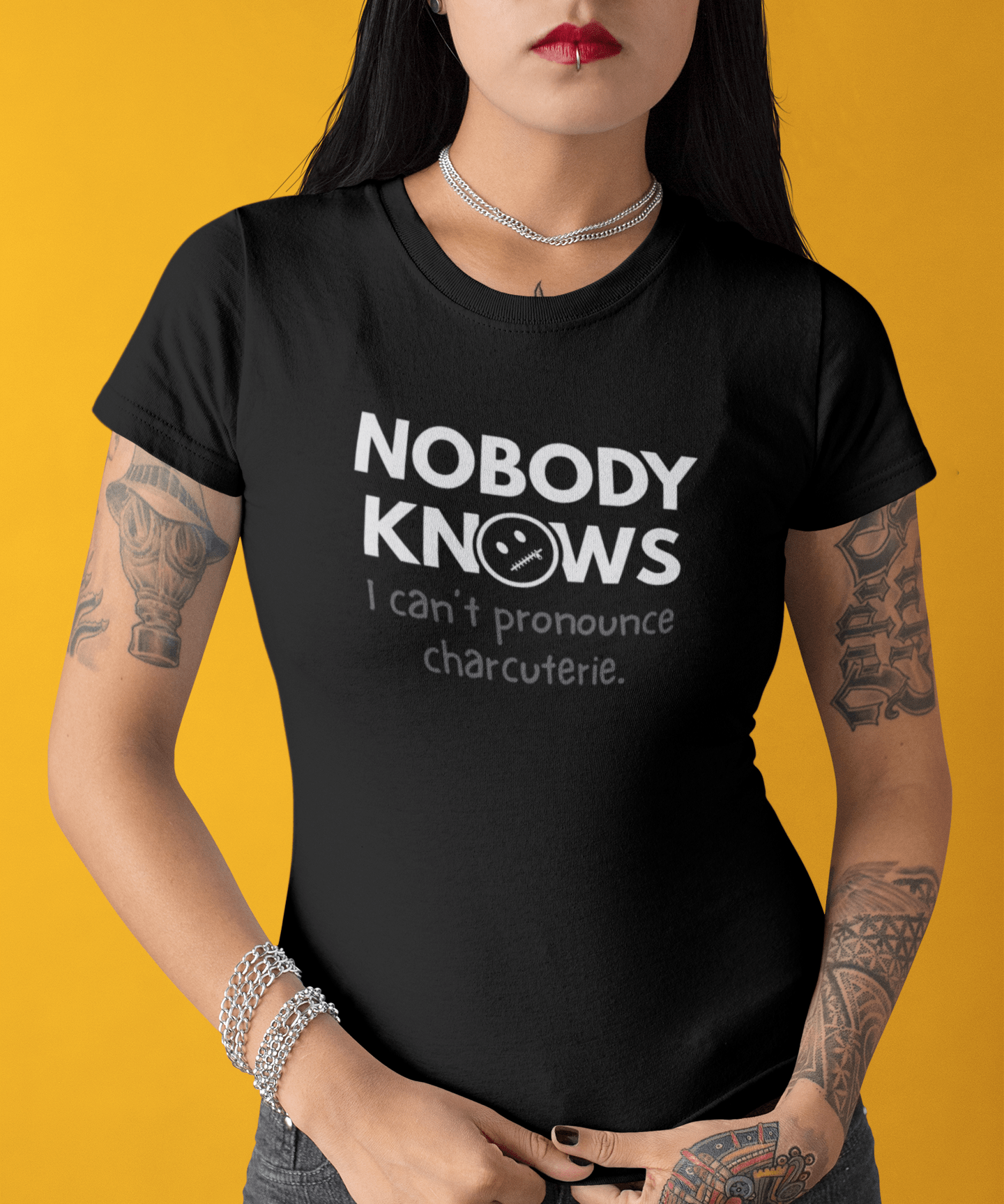 Nobody Knows: The Charcuterie Crisis Tee - Guilty Kick Apparel