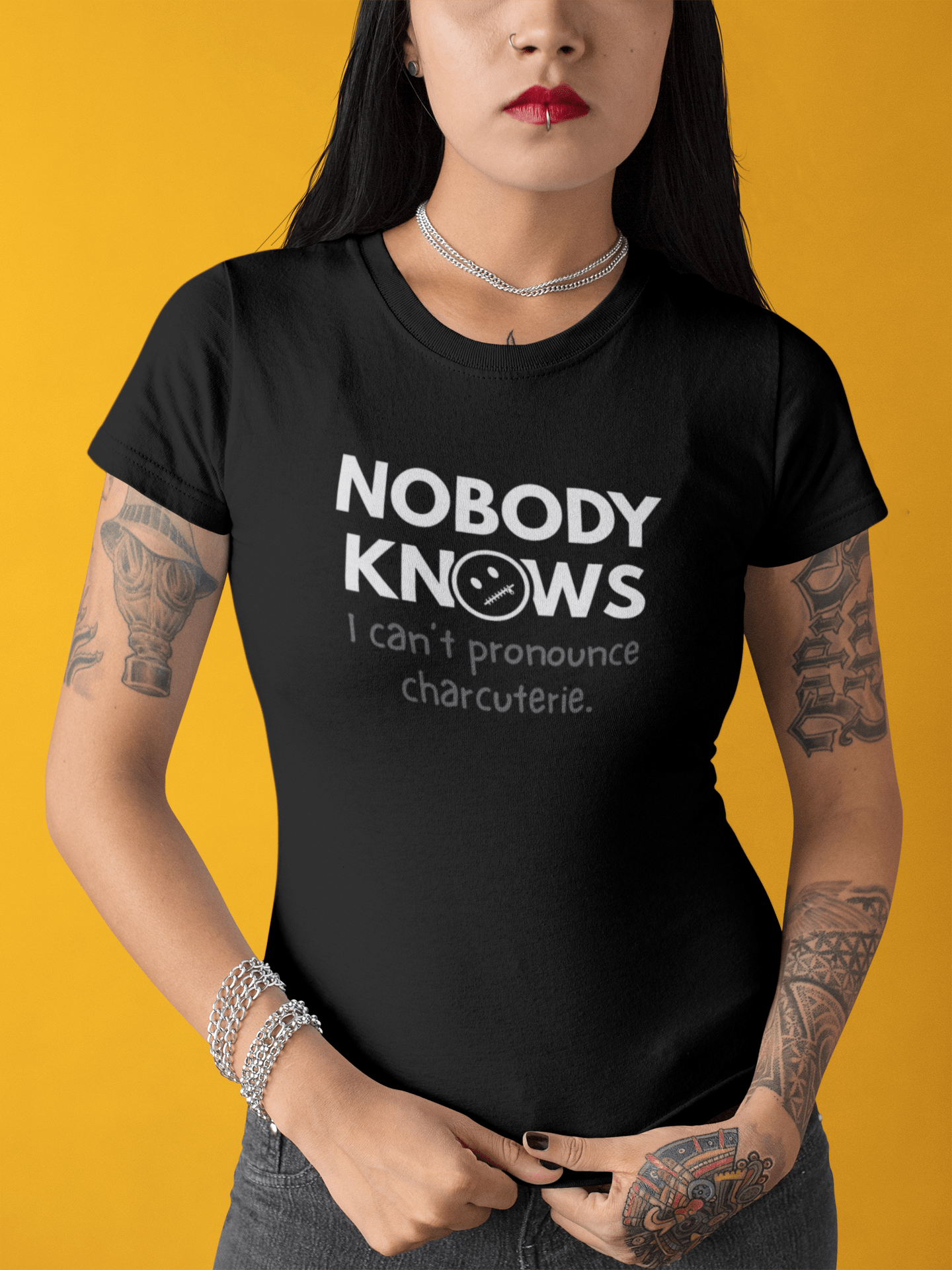 Nobody Knows: The Charcuterie Crisis Tee - Guilty Kick Apparel