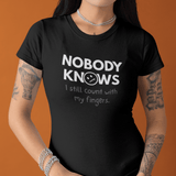 Nobody Knows: The Finger - Counting Intellectual - Guilty Kick Apparel