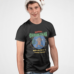 Nobody Likes a Cocky Cookie - Retro Dark Humor Gingerbread Man Tee - Guilty Kick Apparel