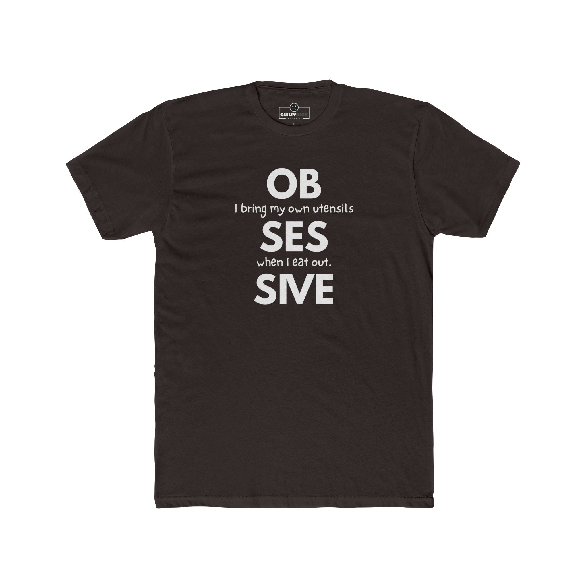 Obsessive Utensil Enthusiast Tee, Satirical Foodie Identity Shirt, Quirky Minimalist Graphic T-Shirt - Guilty Kick Apparel