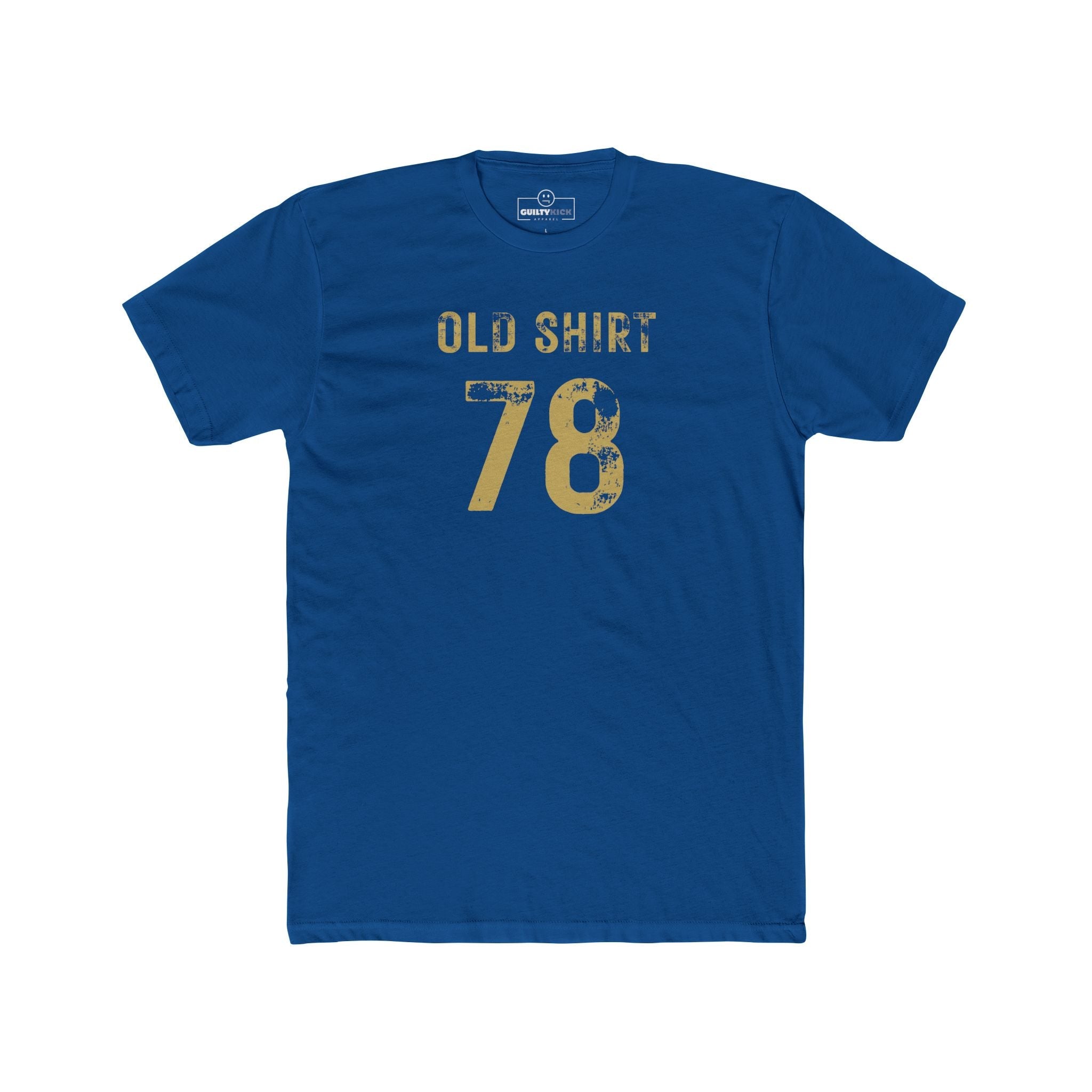 Old Shirt 78 Vintage Graphic T-Shirt Sarcastic Retro Sports Number Tee - Guilty Kick Apparel