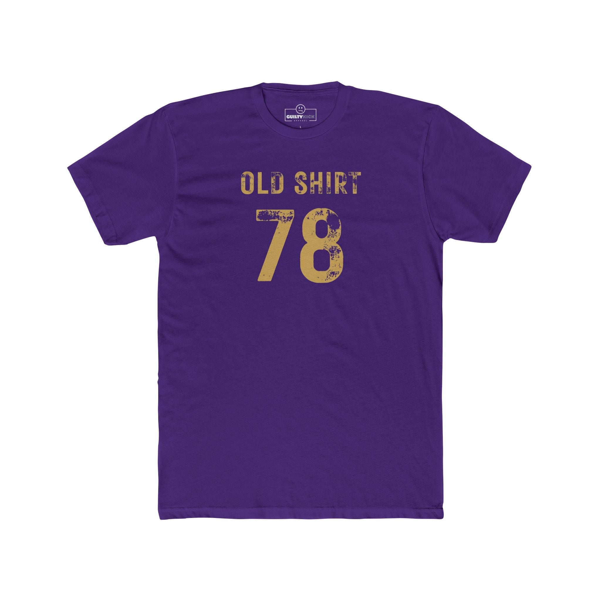 Old Shirt 78 Vintage Graphic T-Shirt Sarcastic Retro Sports Number Tee - Guilty Kick Apparel