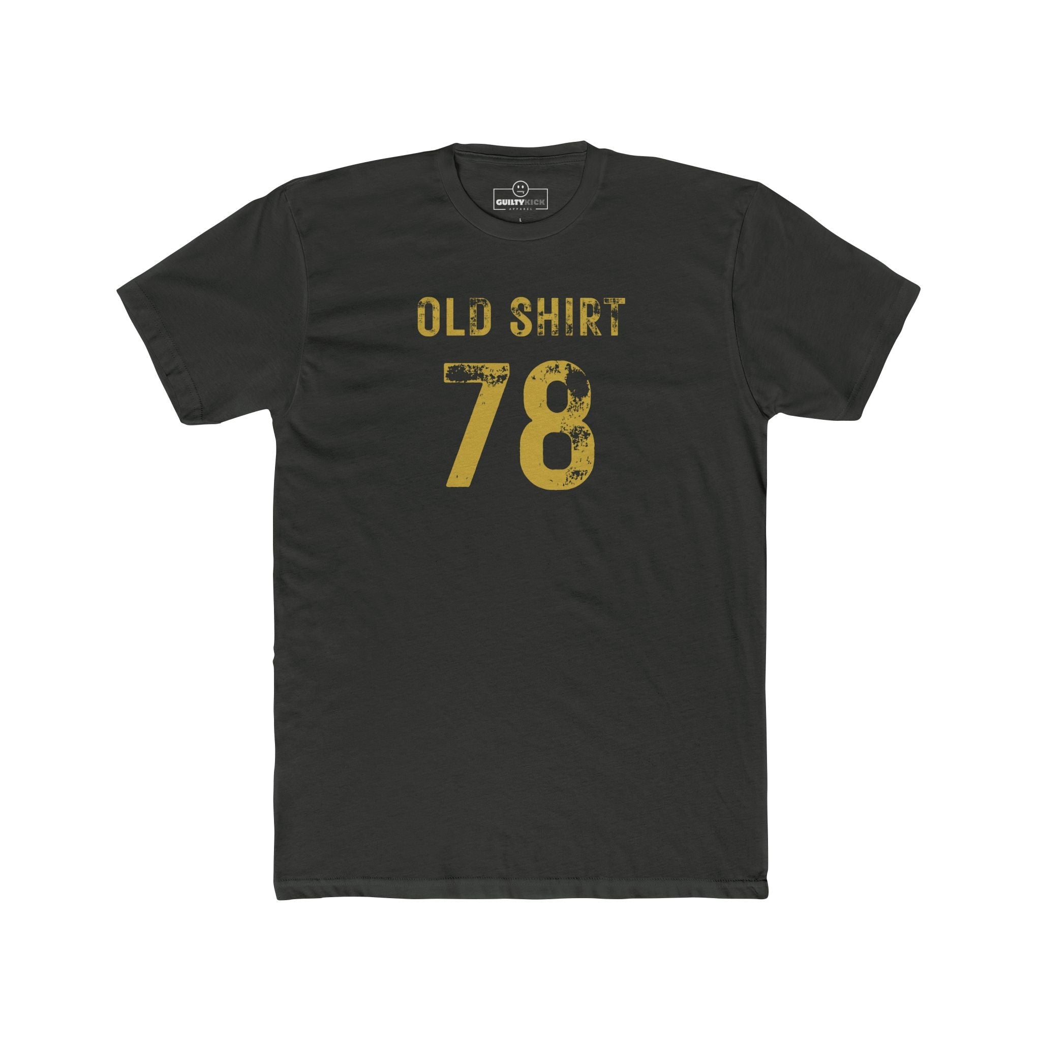 Old Shirt 78 Vintage Graphic T-Shirt Sarcastic Retro Sports Number Tee - Guilty Kick Apparel